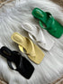 Solid Colour Open Toe Sandals